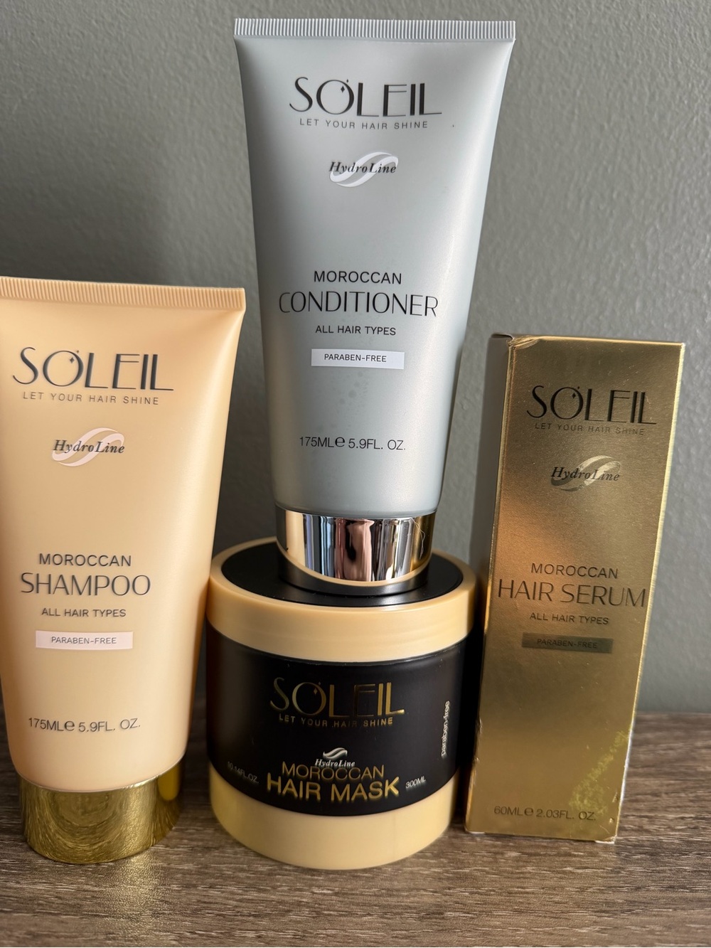 SOLEIL Moroccan Hydration & Repair 4-piece set